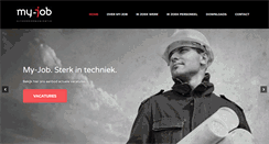 Desktop Screenshot of my-job.nl